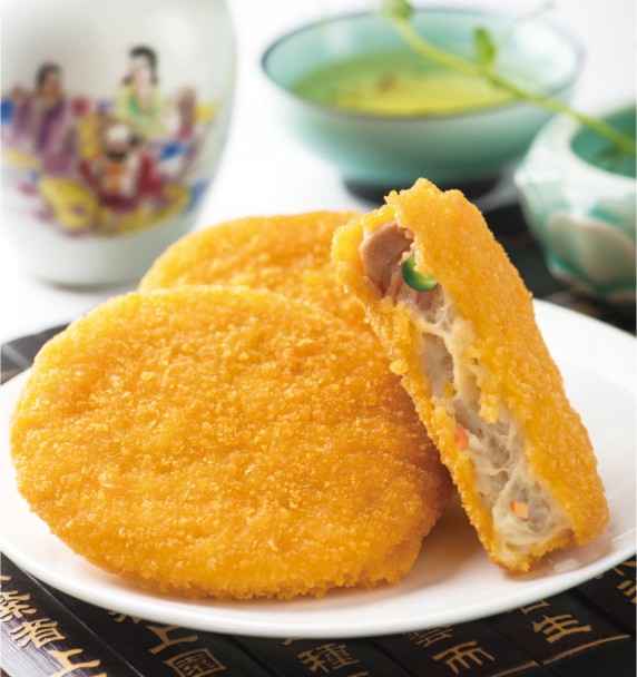 蔬菜鸡肉饼